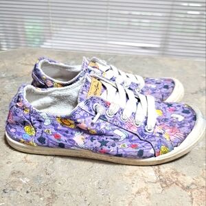 Maui and Sons Canvas Lace Up Sneakers Size 3 🏄‍♂️ Surf Beach